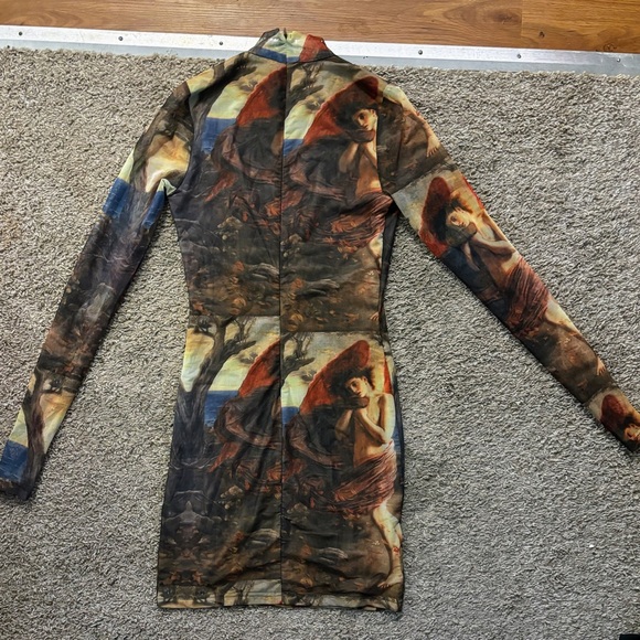 AKIRA brand Woman’s size small Watercolor painting dress Like new condition - Picture 12 of 16